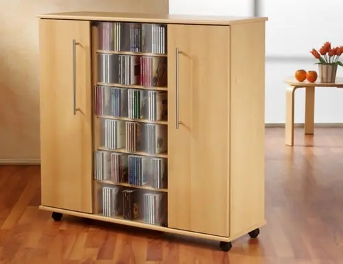 CD/DVD-Sideboard VCM Luxor für 900 CDs oder 390 DVDs